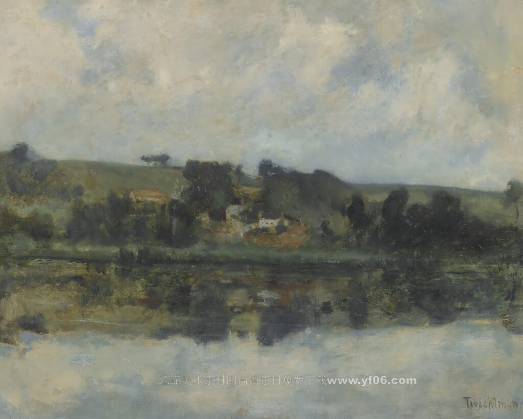4p约翰·亨利·特瓦克特曼风景油画打印素材免费下载三-乙霏美术素材网