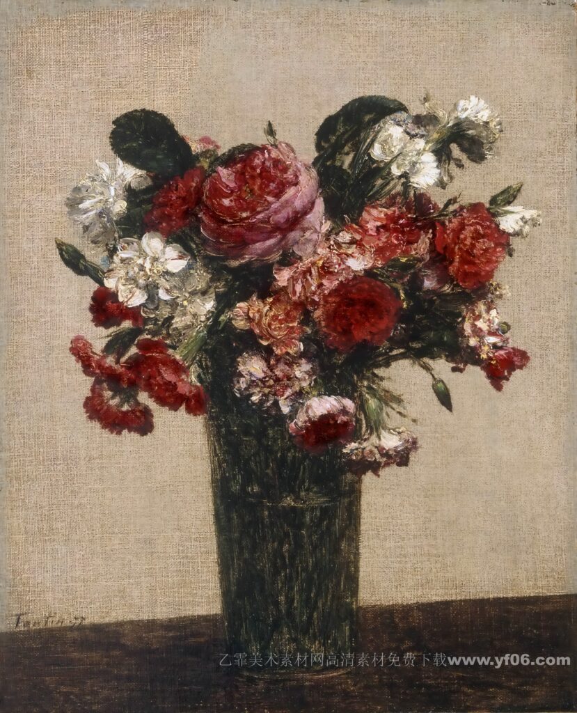 亨利·方丹-拉图尔高清油画素材下载十一-乙霏美术素材网