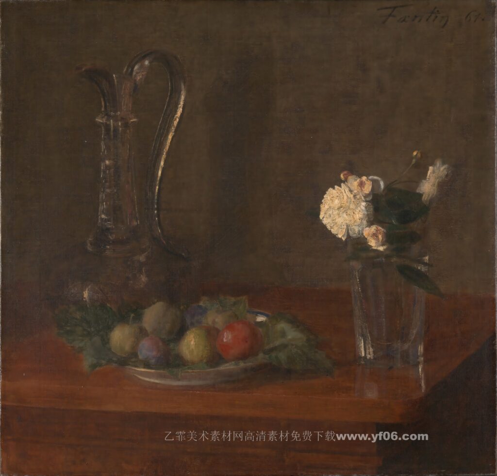 亨利·方丹-拉图尔高清油画素材下载十一-乙霏美术素材网