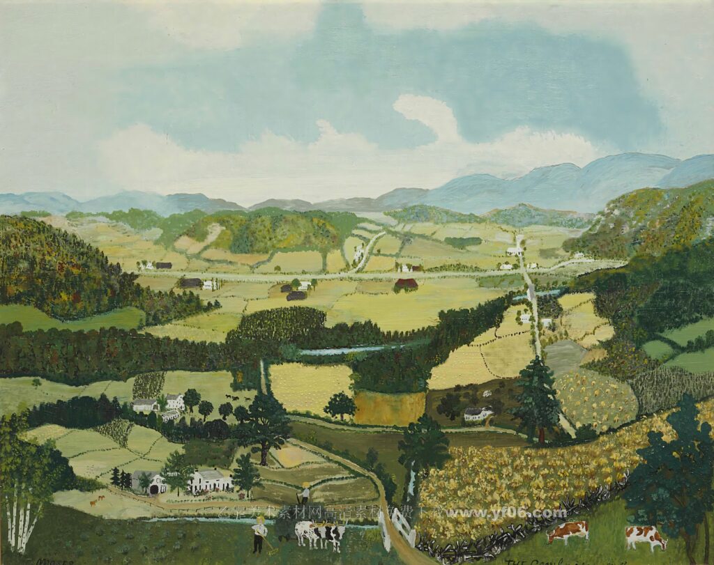 6p摩西奶奶高清油画免费下载装饰画素材下载十四-乙霏美术素材网