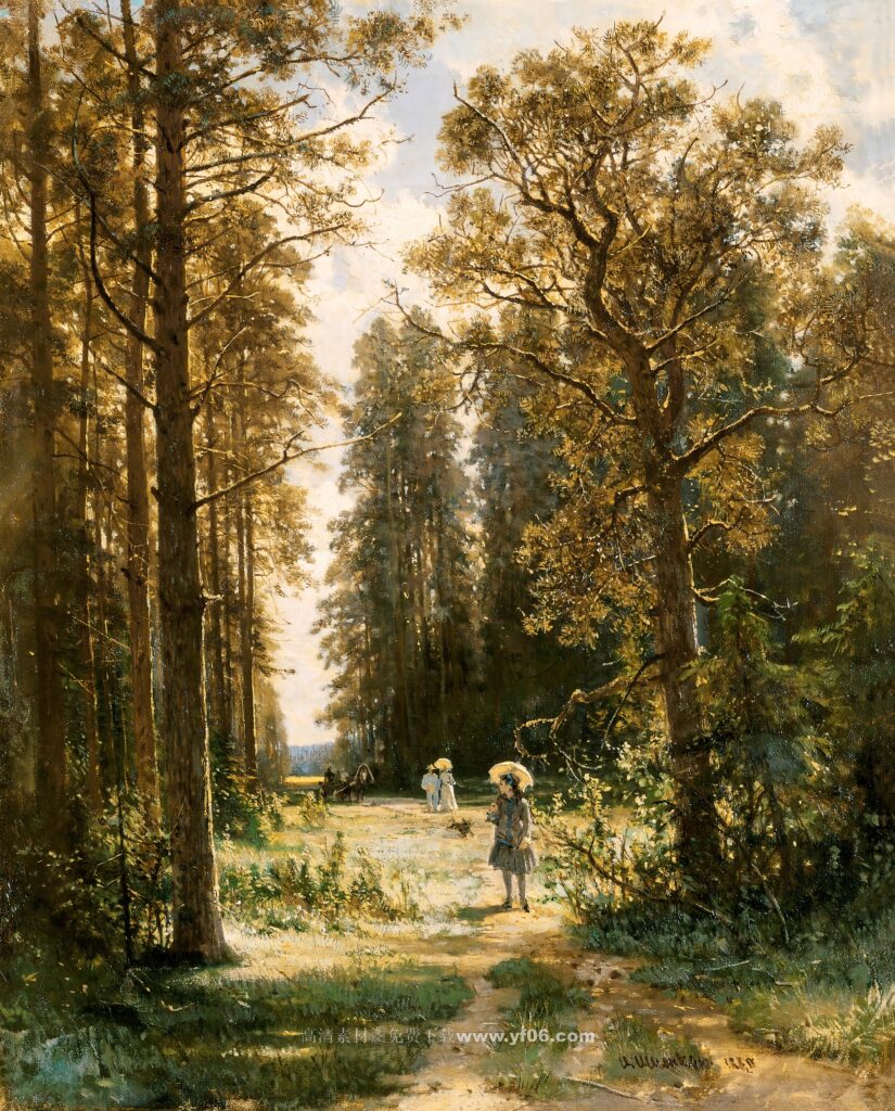 希施金高清写实油画素材免费下载——风景2-乙霏美术素材网