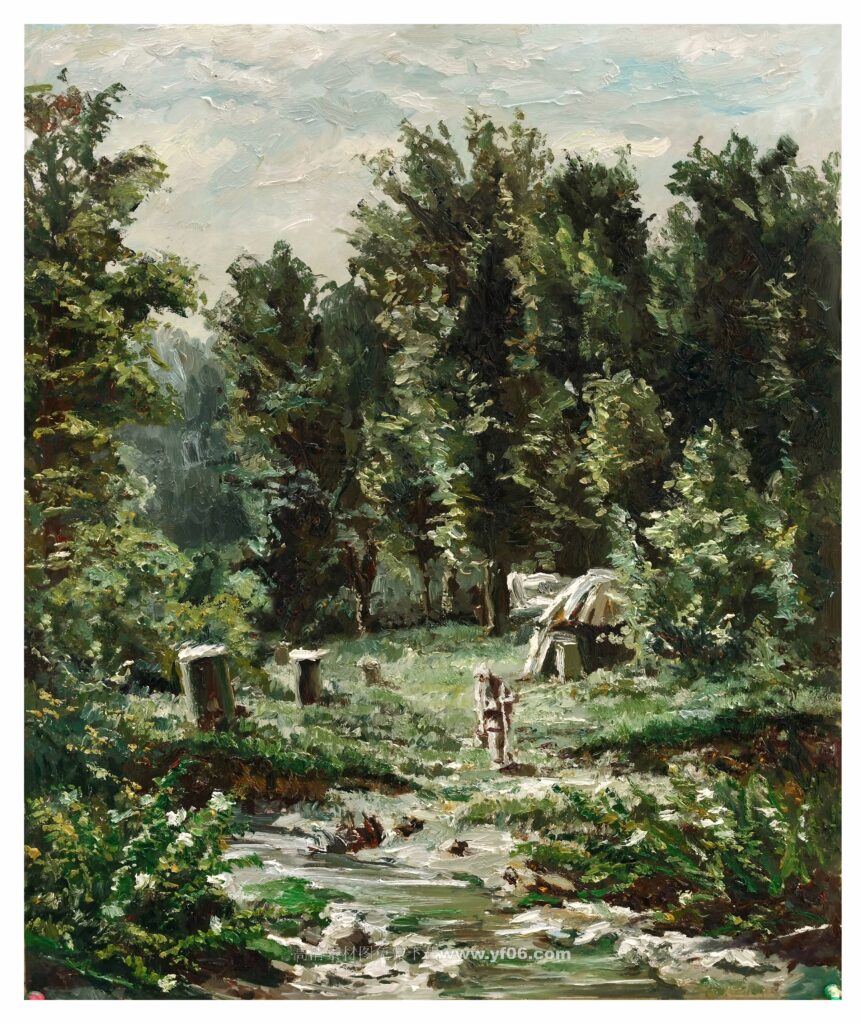 希施金高清写实油画素材免费下载——风景10-乙霏美术素材网