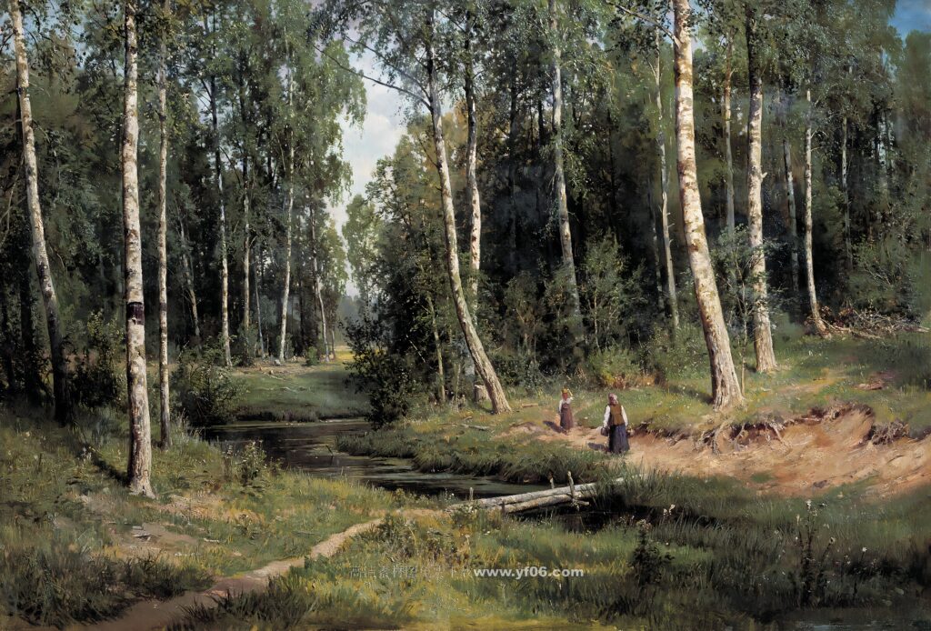 希施金高清写实油画素材免费下载——风景7-乙霏美术素材网