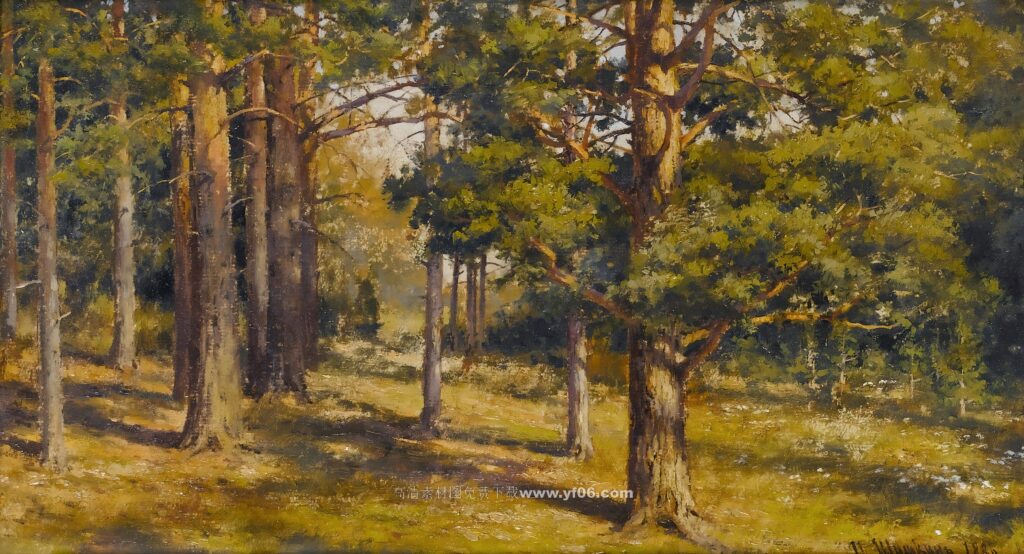 希施金高清写实油画素材免费下载——风景6-乙霏美术素材网