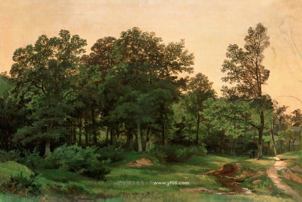 希施金高清写实油画素材免费下载——风景4-乙霏美术素材网