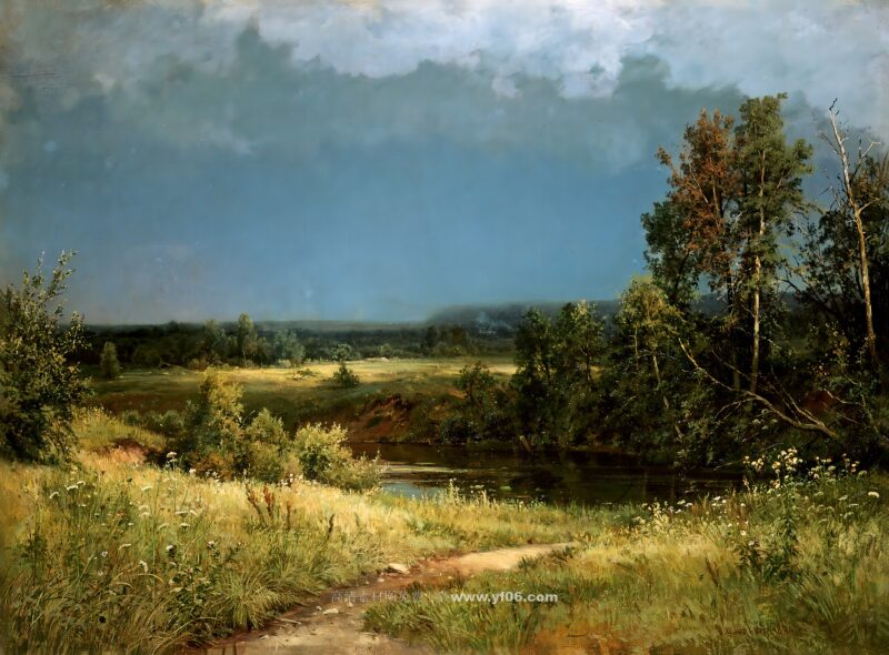 希施金高清写实油画素材免费下载——风景3-乙霏美术素材网