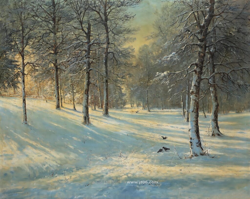 希施金高清写实油画素材免费下载——风景4-乙霏美术素材网