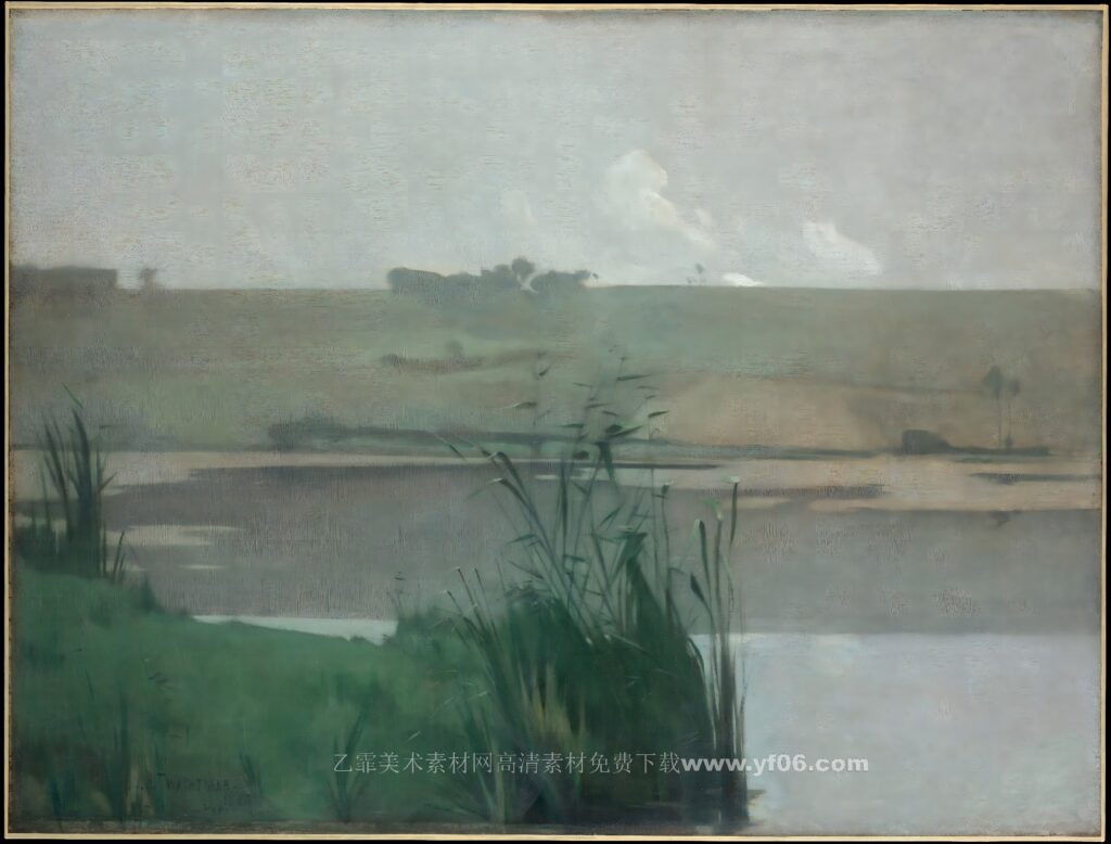 4p约翰·亨利·特瓦克特曼风景油画打印素材免费下载三-乙霏美术素材网