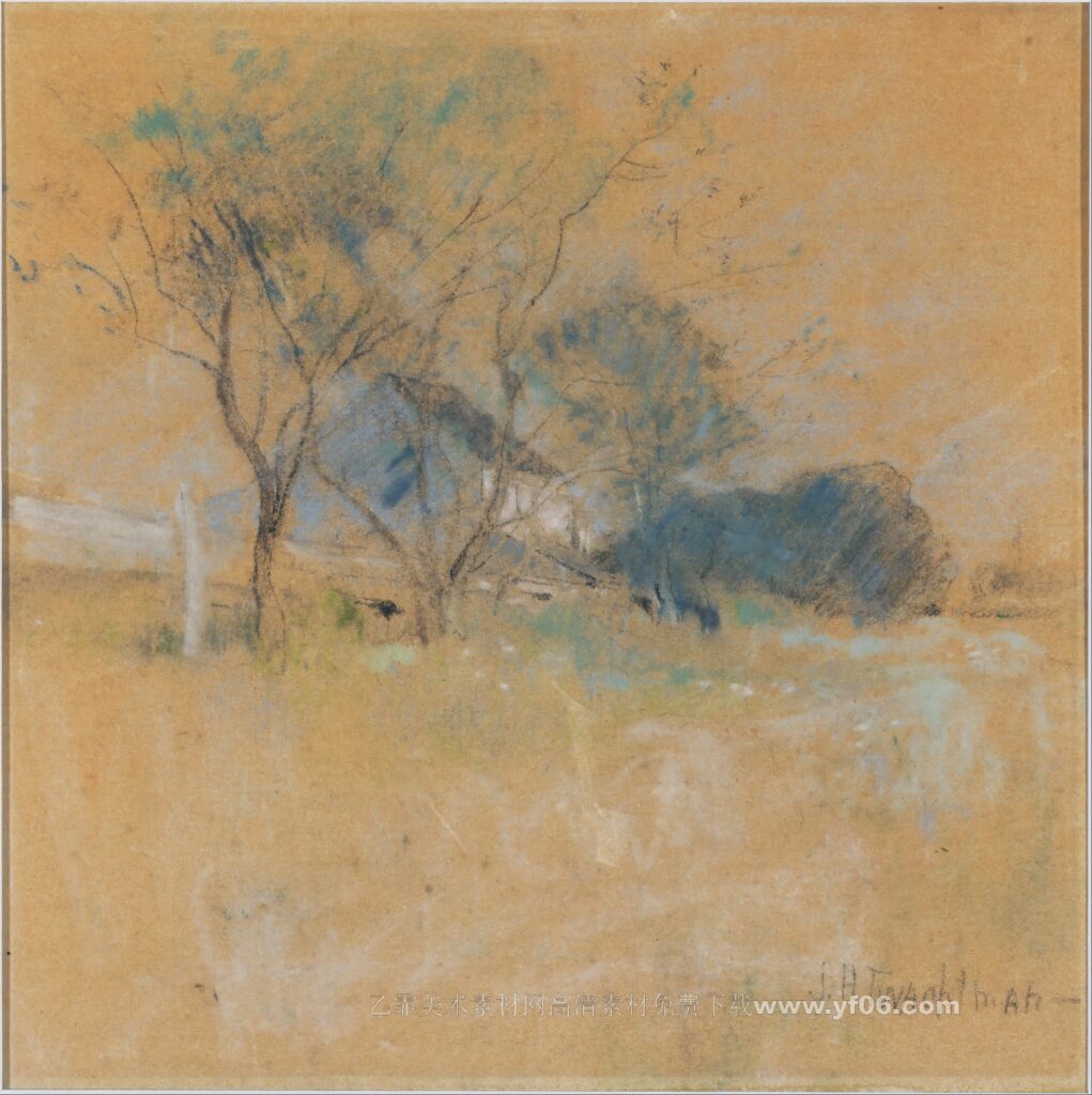 John_Henry_Twachtman_-_House_and_Tree_022758