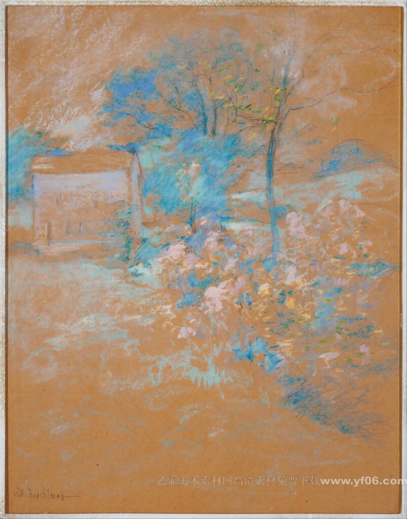 5p约翰·亨利·特瓦克特曼风景油画高清图素材图下载-乙霏美术素材网