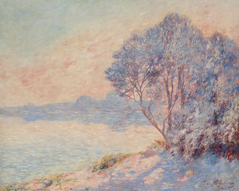 费迪南德·杜·普伊戈多高清油画素材免费下载——吹泡泡的小女孩-乙霏美术素材网