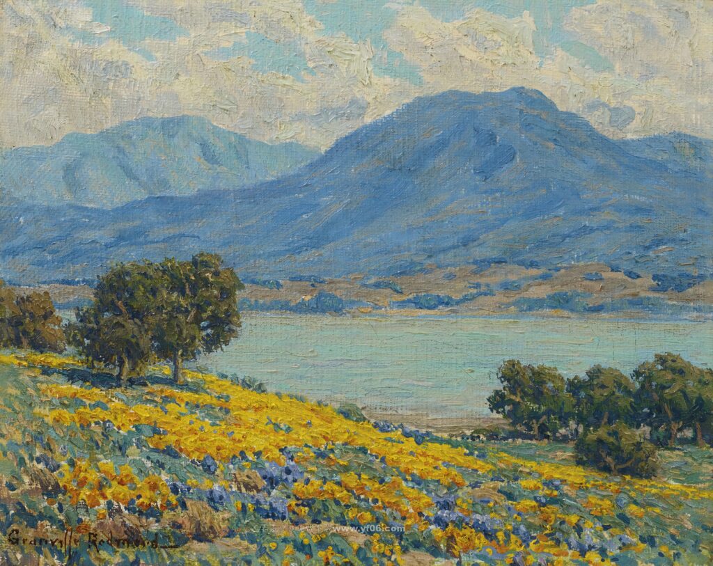 格兰维尔·雷德蒙德高清油画素材免费下载——风景2-乙霏美术素材网
