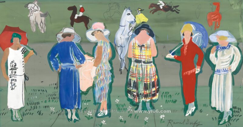 4p劳尔·杜飞风景油画装饰画高清素材图下载鲜花人物一-乙霏美术素材网