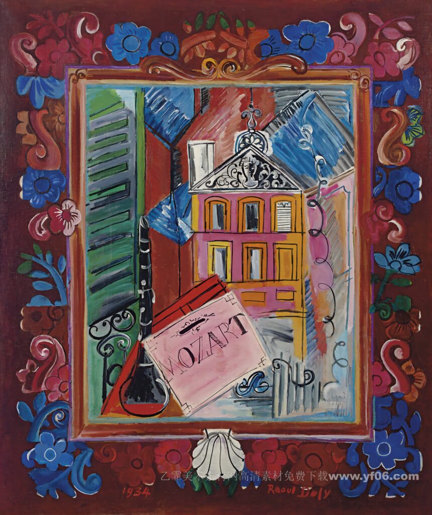 4p劳尔·杜飞风景油画装饰画高清素材图下载风景三-乙霏美术素材网