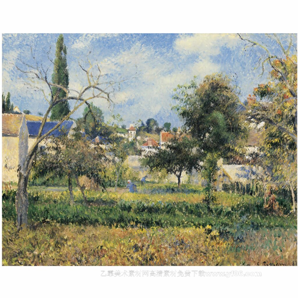 6p卡米耶·毕沙罗（Camille Pissarro）风景油画一-乙霏美术素材网