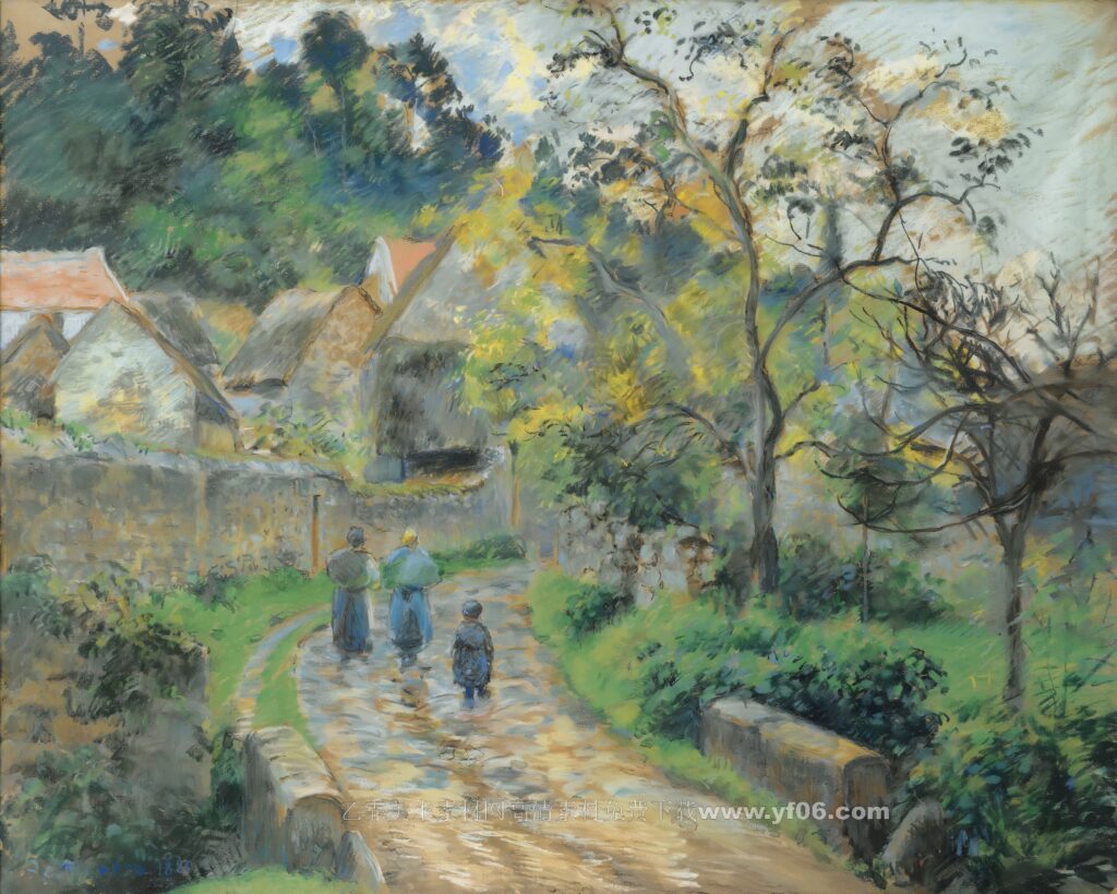 5p卡米耶·毕沙罗（Camille Pissarro）风景油画二-乙霏美术素材网