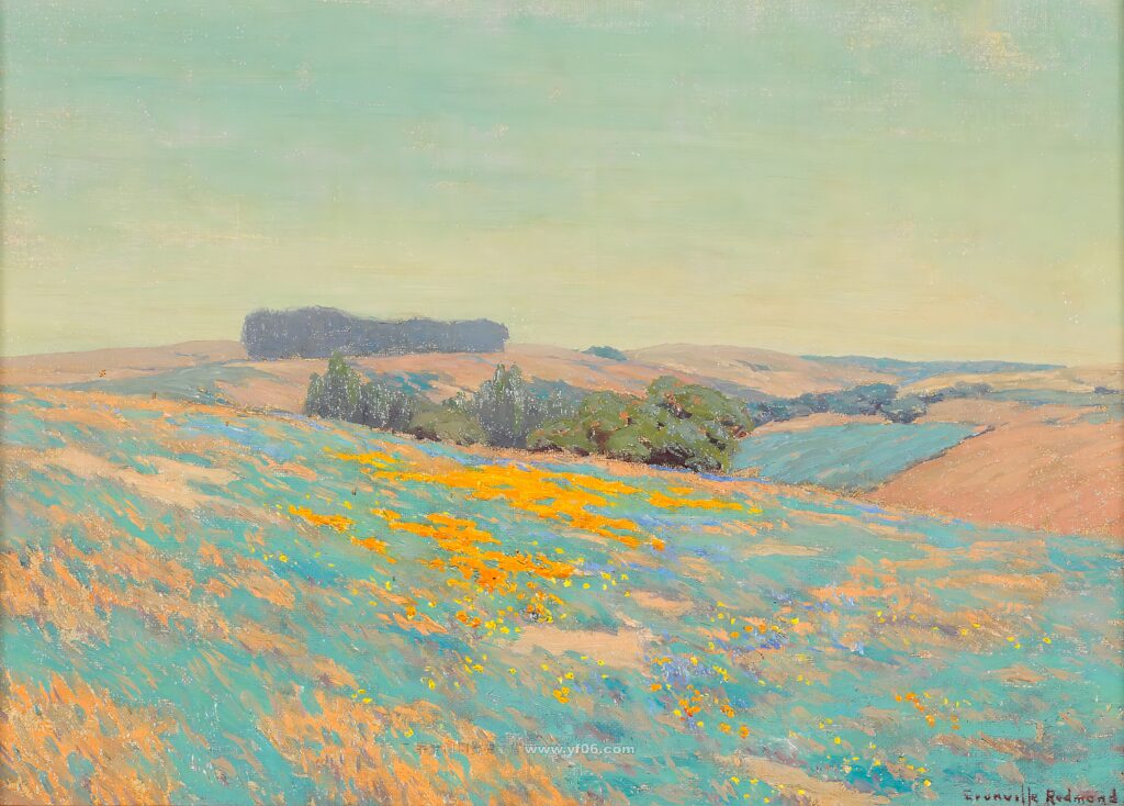 格兰维尔·雷德蒙德高清油画素材免费下载——风景4-乙霏美术素材网