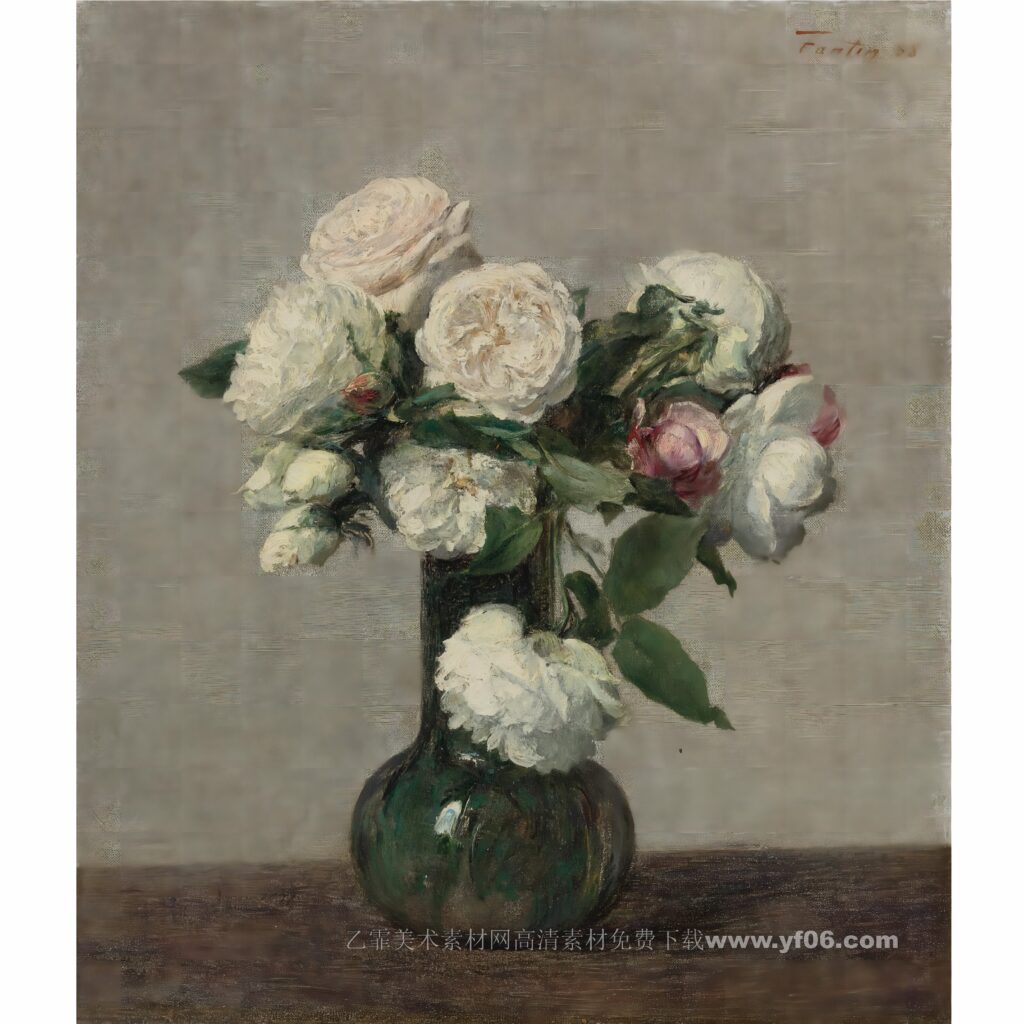 亨利·方丹-拉图尔高清油画素材下载三-乙霏美术素材网