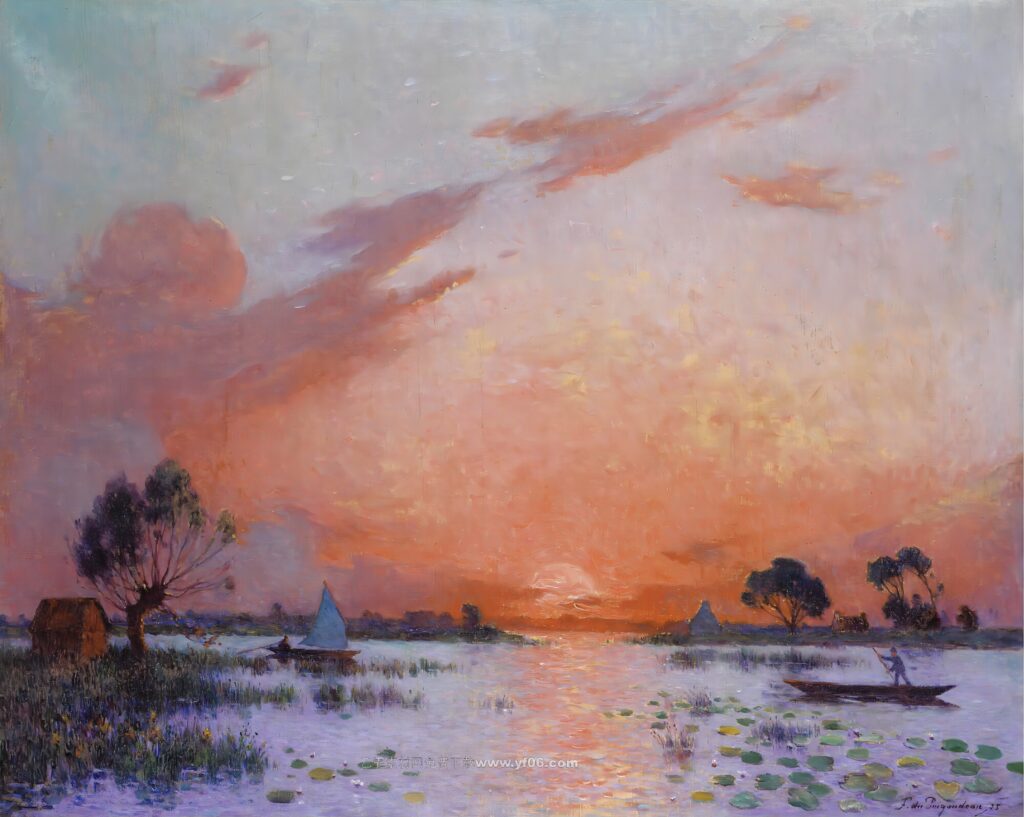 Sunset in Briere, 1925_123919