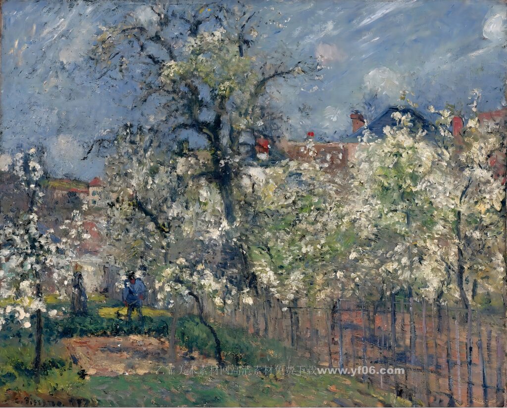 6p卡米耶·毕沙罗（Camille Pissarro）风景油画一-乙霏美术素材网