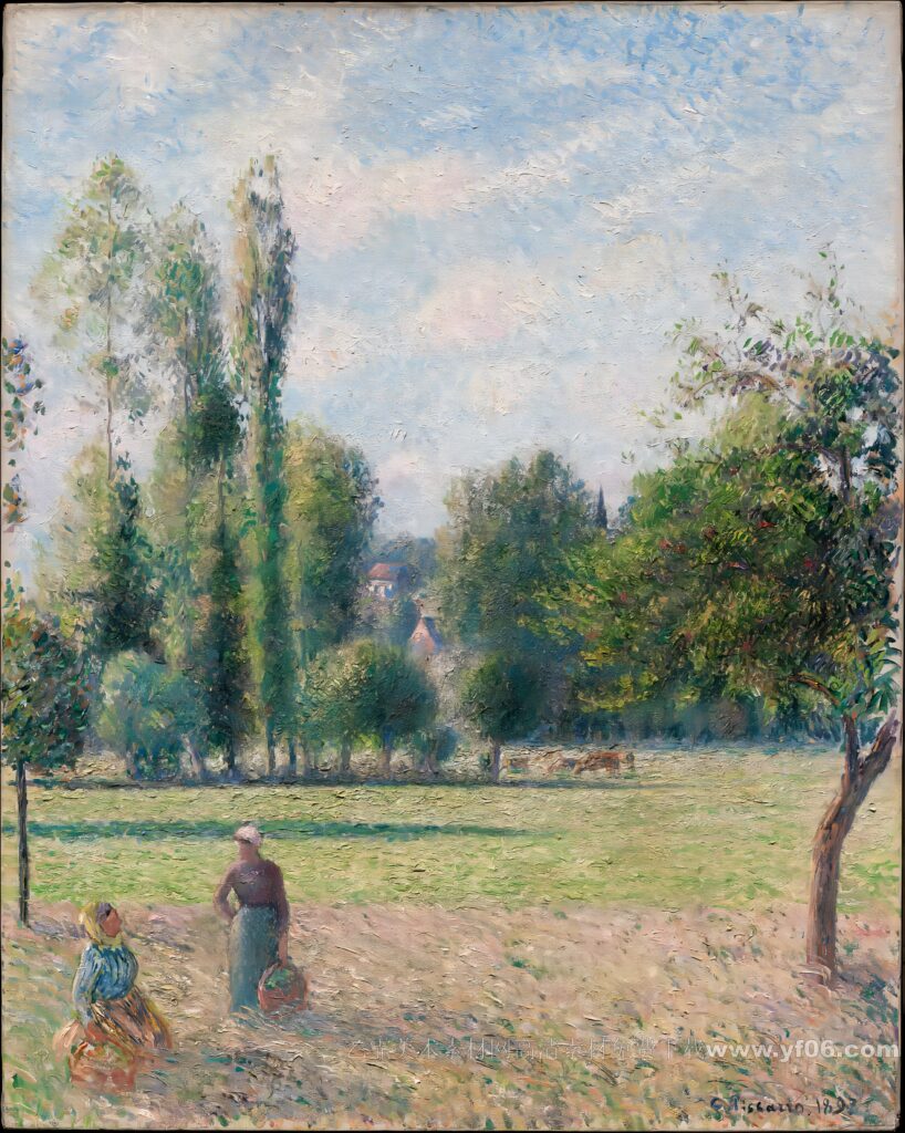 5p卡米耶·毕沙罗（Camille Pissarro）风景油画三-乙霏美术素材网