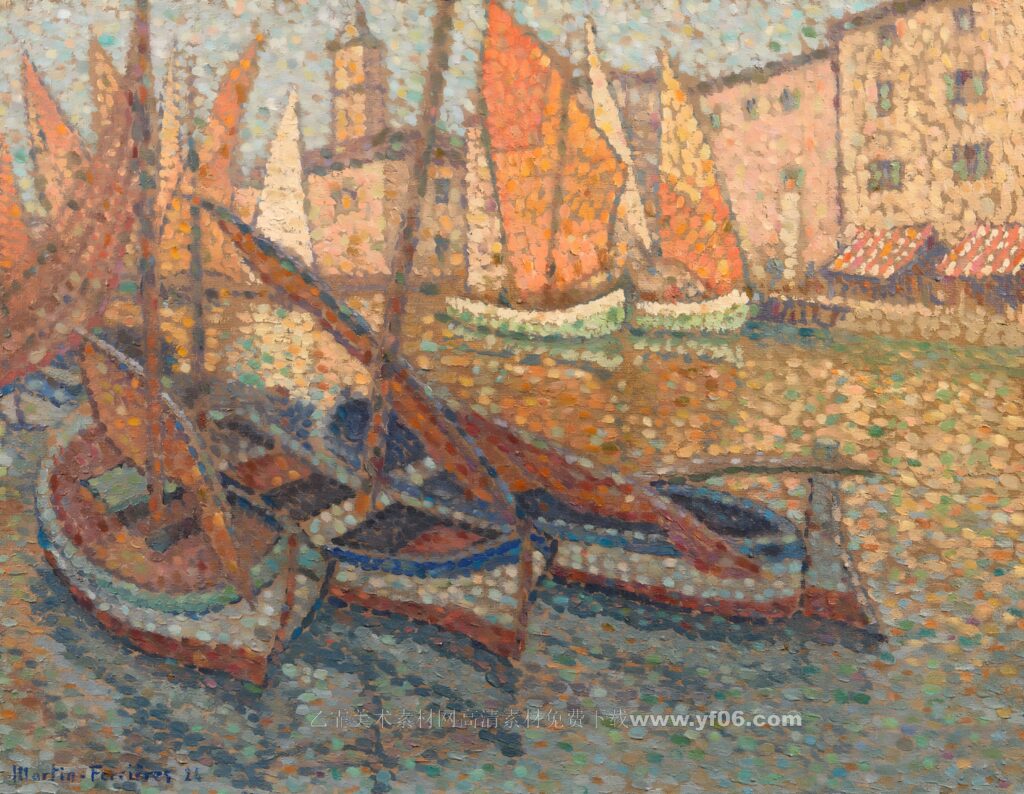 5p雅克·马丁·费里雷斯油画装饰画高清打印素材图下载风景二-乙霏美术素材网