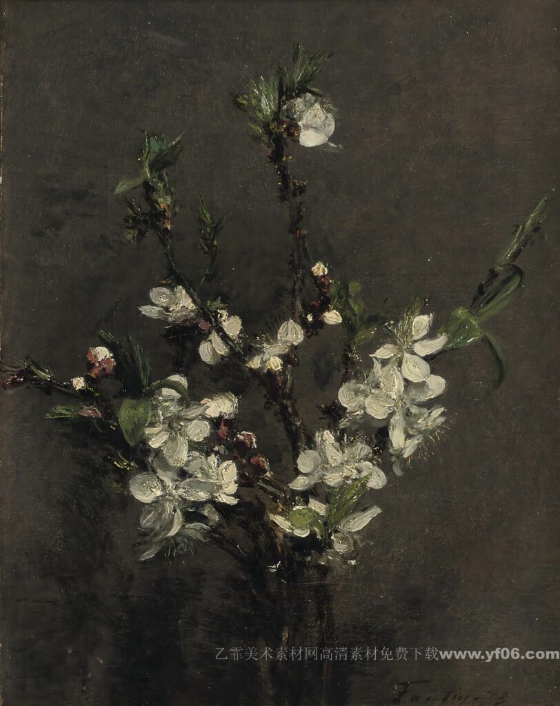 亨利·方丹-拉图尔高清油画素材下载六-乙霏美术素材网