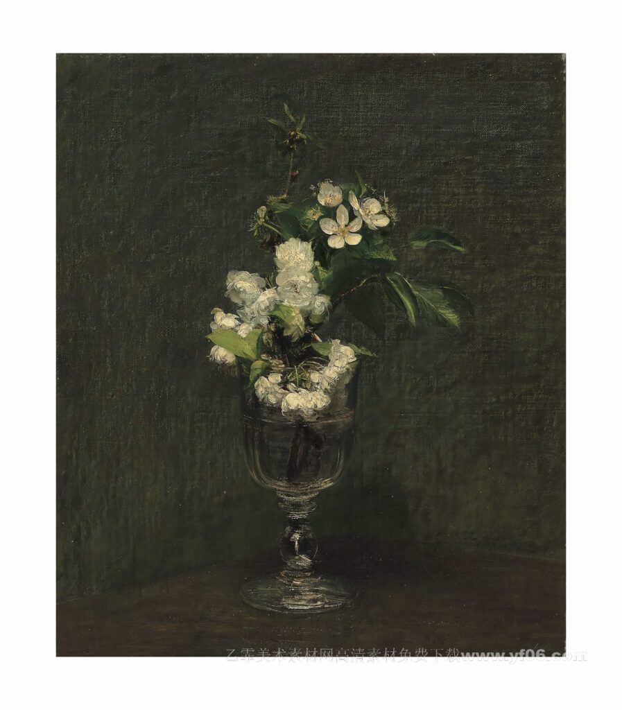 亨利·方丹-拉图尔高清油画素材下载六-乙霏美术素材网