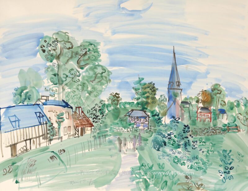 4p劳尔·杜飞风景油画装饰画高清素材图下载风景一-乙霏美术素材网