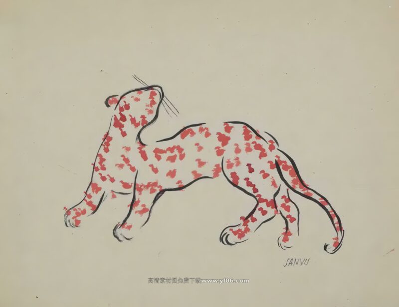 常玉高清素材免费下载3-乙霏美术素材网