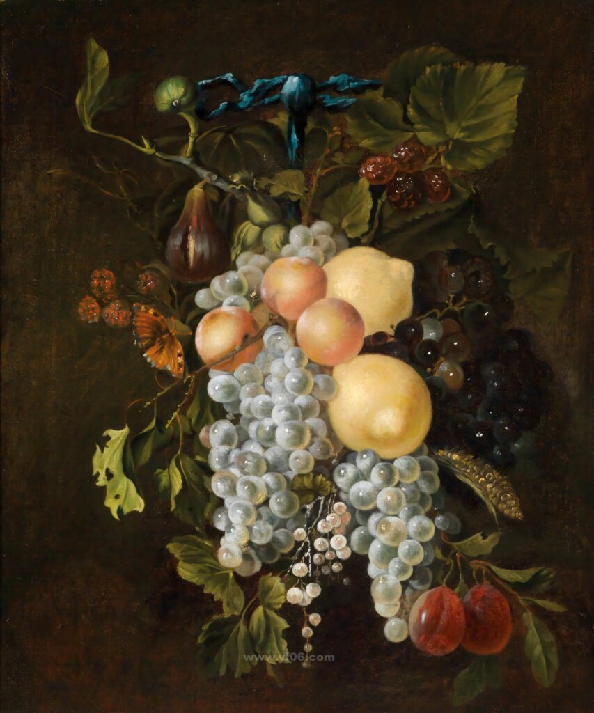 古典花卉静物油画 (3)_031351