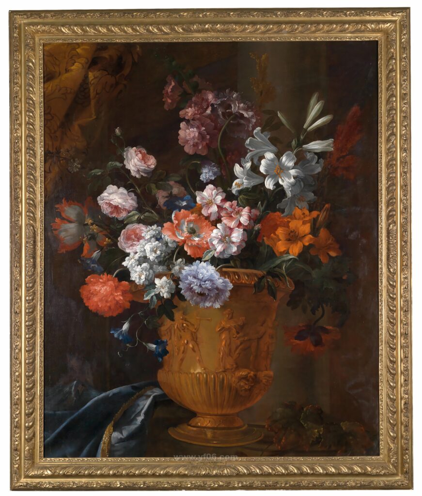 古典花卉静物油画 (47)_024859