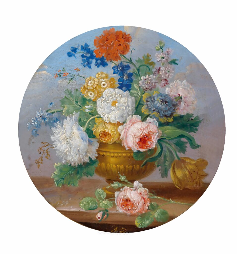 古典花卉静物油画 (67)_022710