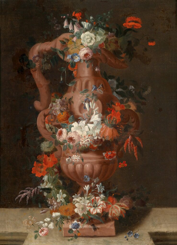 古典花卉静物油画 (77)_022450