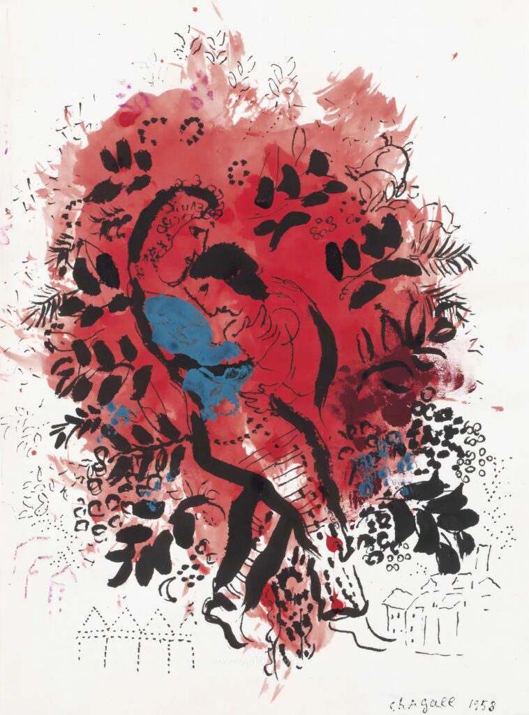 5p马克·夏卡尔高清图油画水彩装饰画打印素材免费下载七-乙霏美术素材网