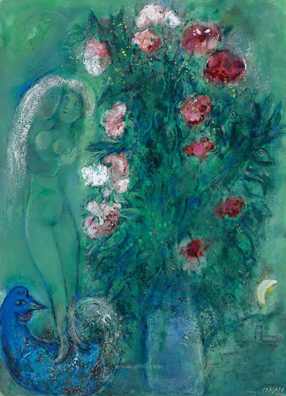 5p马克·夏卡尔高清图油画水彩装饰画打印素材免费下载三-乙霏美术素材网