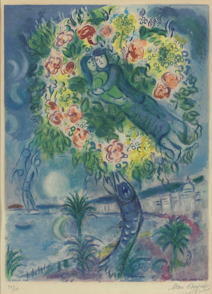 5p马克·夏卡尔高清图油画水彩装饰画打印素材免费下载二-乙霏美术素材网