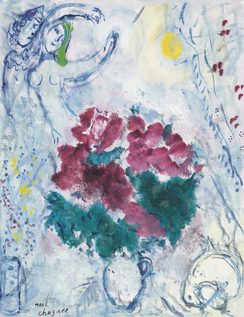 5p马克·夏卡尔高清图油画水彩装饰画打印素材免费下载二-乙霏美术素材网