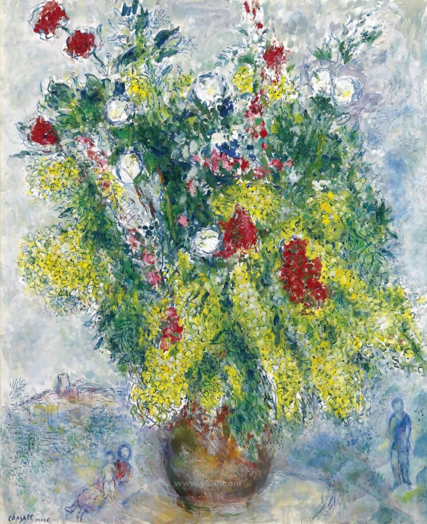 5p马克·夏卡尔高清图油画水彩装饰画打印素材免费下载三-乙霏美术素材网