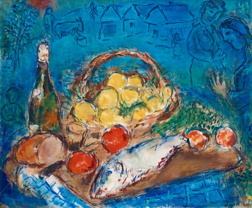 5p马克·夏卡尔高清图油画水彩装饰画打印素材免费下载五-乙霏美术素材网