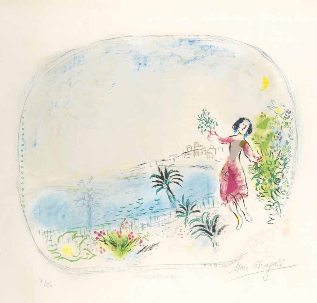 5p马克·夏卡尔高清图油画水彩装饰画打印素材免费下载十-乙霏美术素材网