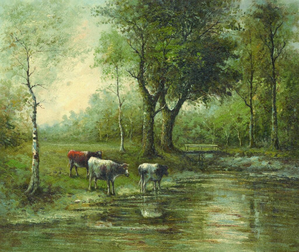 10p风景油画装饰画高清打印图下载二十一-乙霏美术素材网