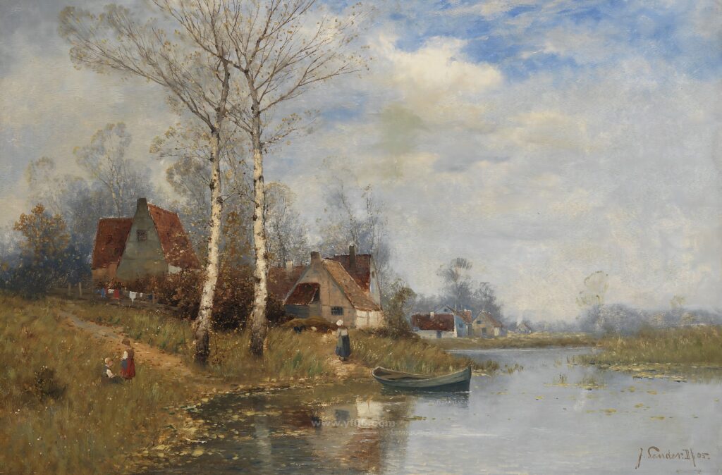 10p风景油画装饰画高清打印图下载二十八-乙霏美术素材网