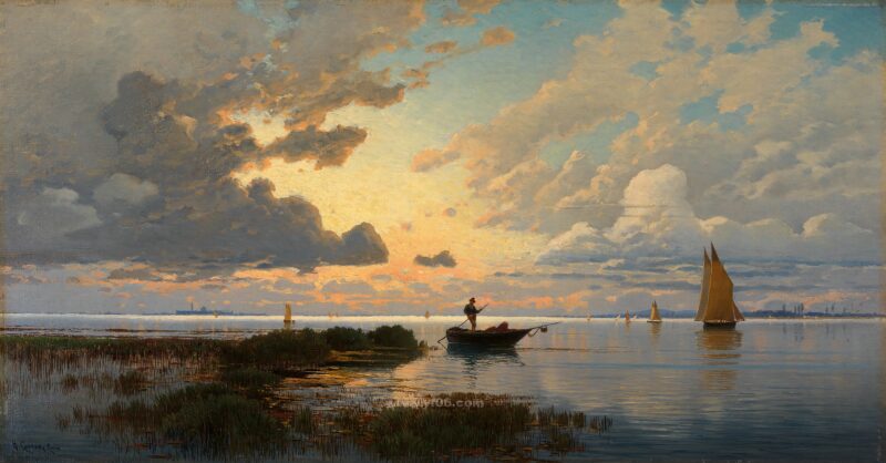 10p风景油画装饰画高清打印图下载二十二-乙霏美术素材网