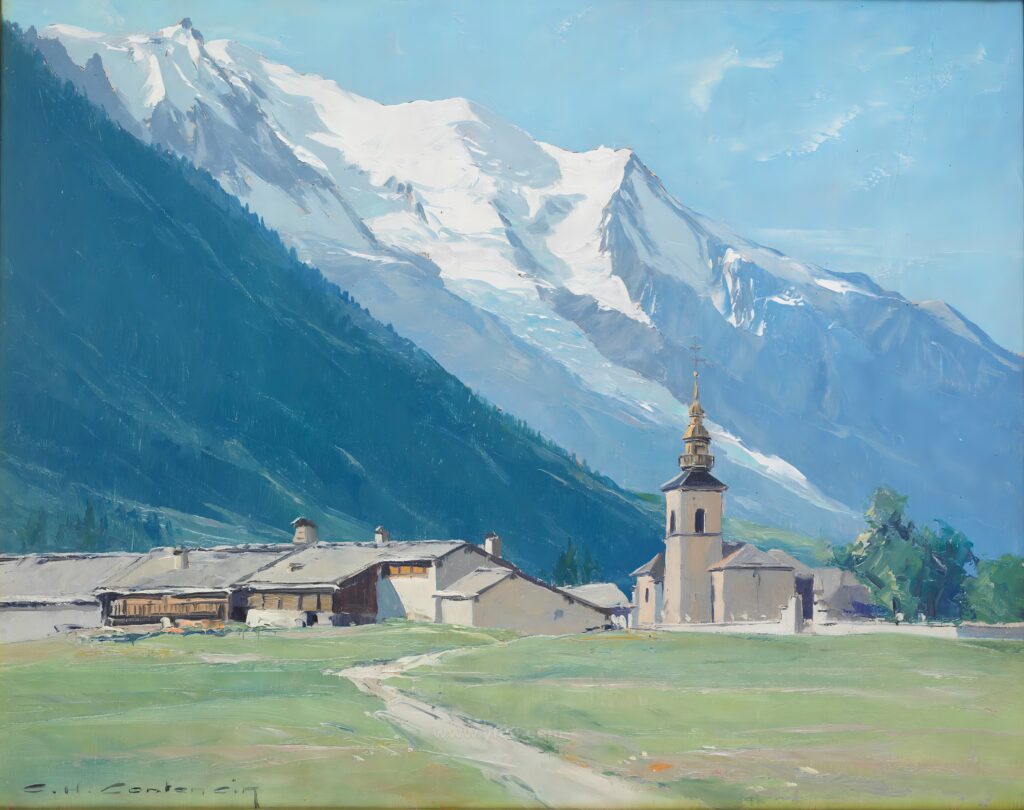 11p查尔斯·亨利·康坦辛风景油画素材高清打印图下-乙霏美术素材网