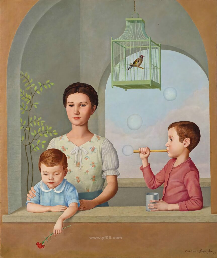 10p安东尼奥东希Antonio Donghi油画高清素材下载-乙霏美术素材网