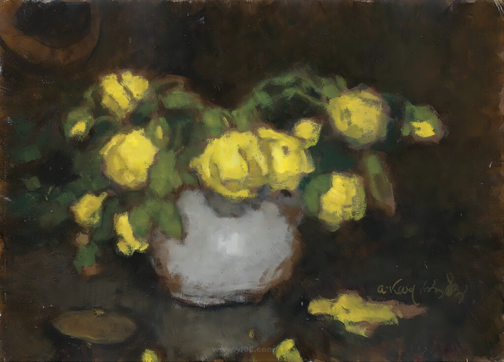 7p阿方斯·卡尔皮斯基油画作品高清打印素材一-乙霏美术素材网