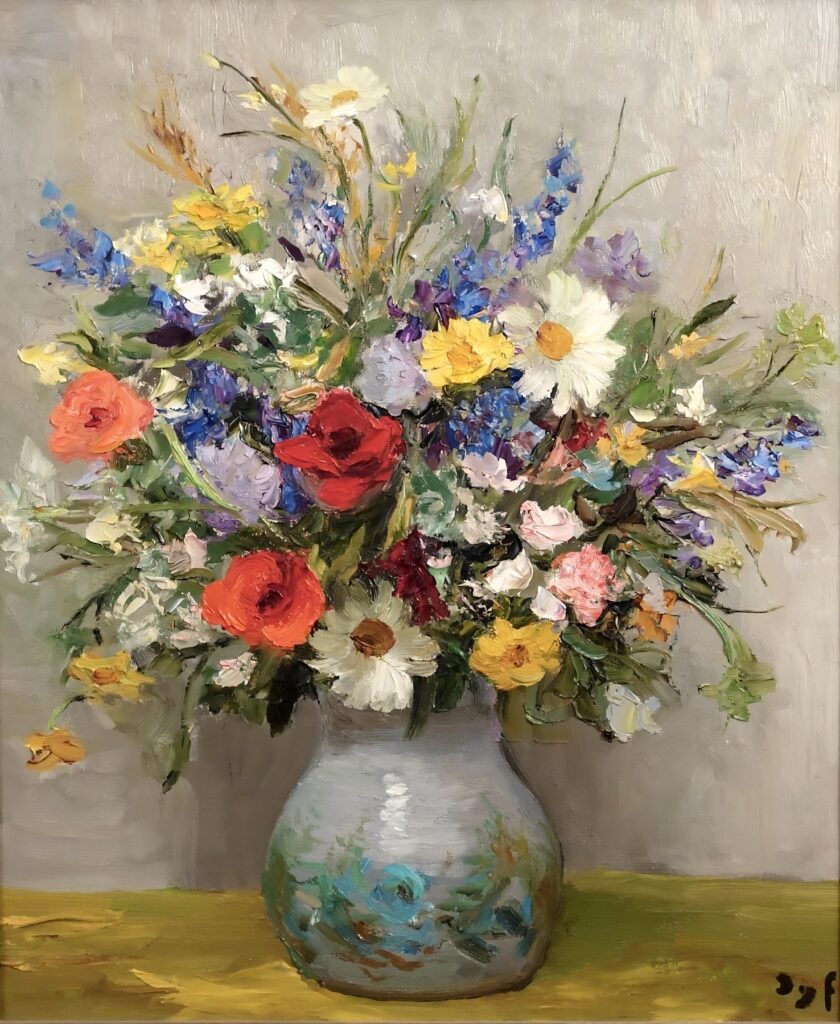 8p马塞尔·戴夫鲜花静物油画打印素材图一-乙霏美术素材网