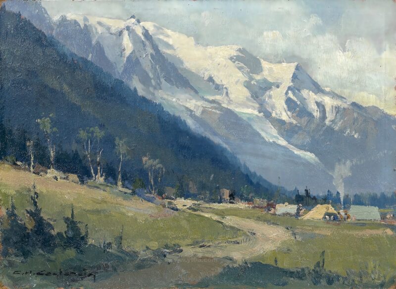 11p查尔斯·亨利·康坦辛风景油画素材高清打印图下-乙霏美术素材网