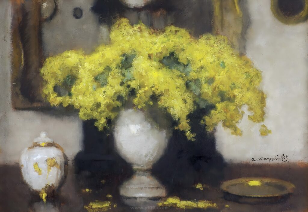 8p阿方斯·卡尔皮斯基油画作品高清打印素材二-乙霏美术素材网